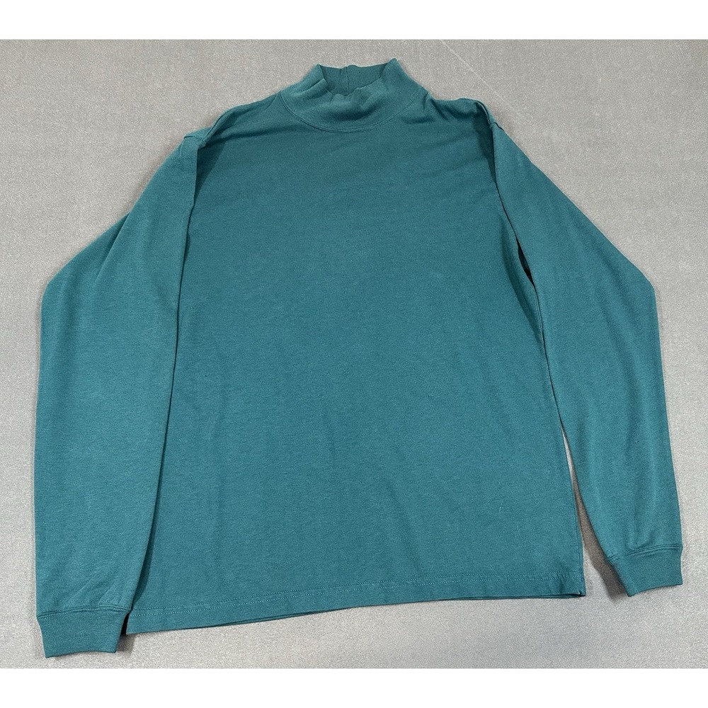 Vintage LL Bean Turtleneck Womens Size M Long Sleeve Pullover Made in USA